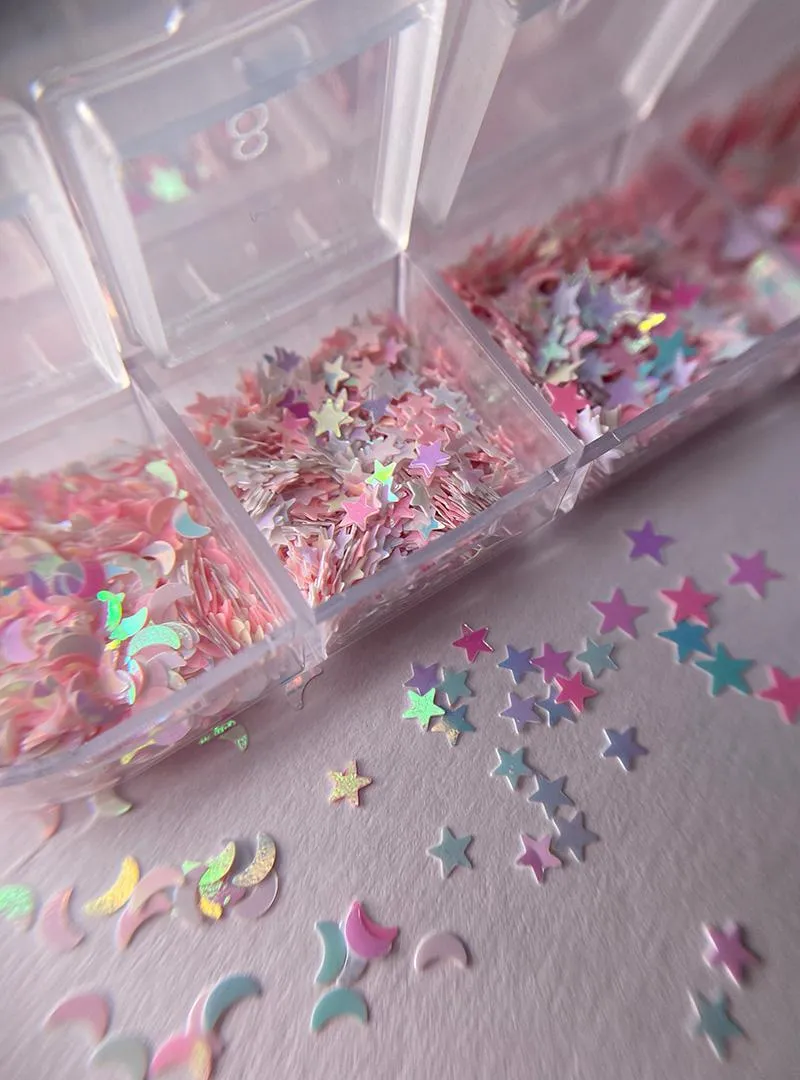 Majida Cosmetics Glitter Box nail art decorazione unghie glitter