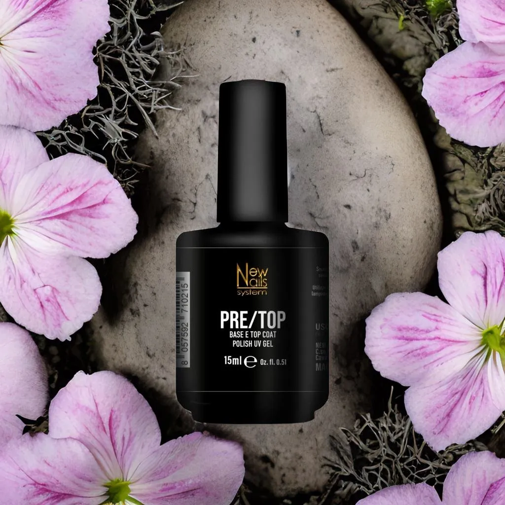 New Nails System Pre/Top base top semipermanente 2 in 1
