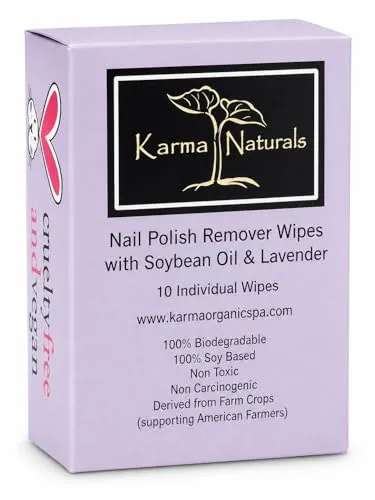 Karma Organic salviette solvente unghie senza acetone