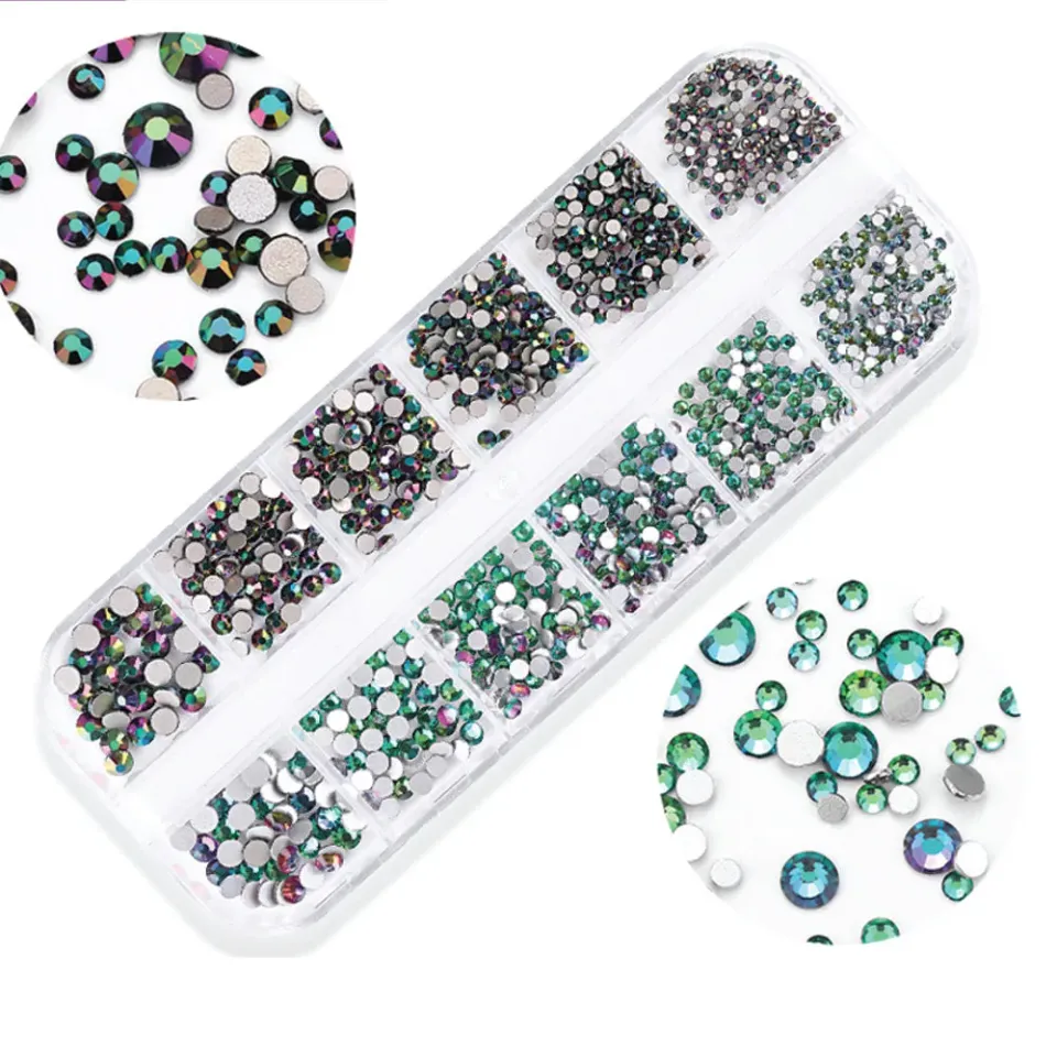 New Nails System Strass Kit 09 cristalli nail art mix misure