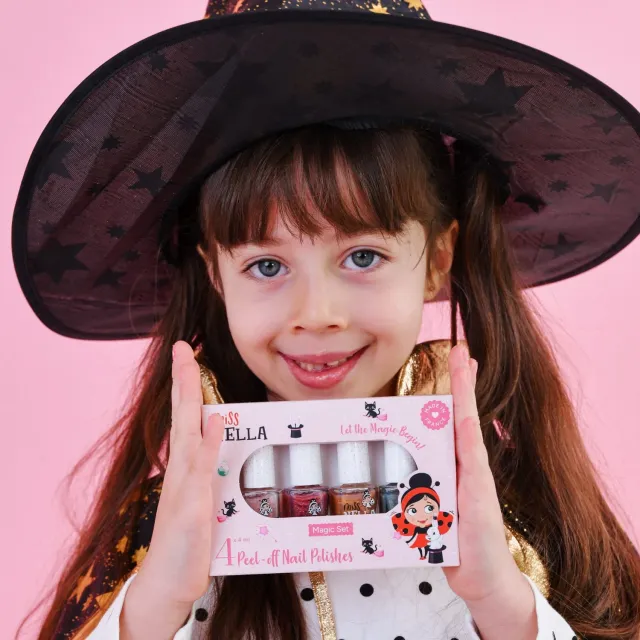Miss Nella smalto bambini peel-off set 4 pezzi atossico