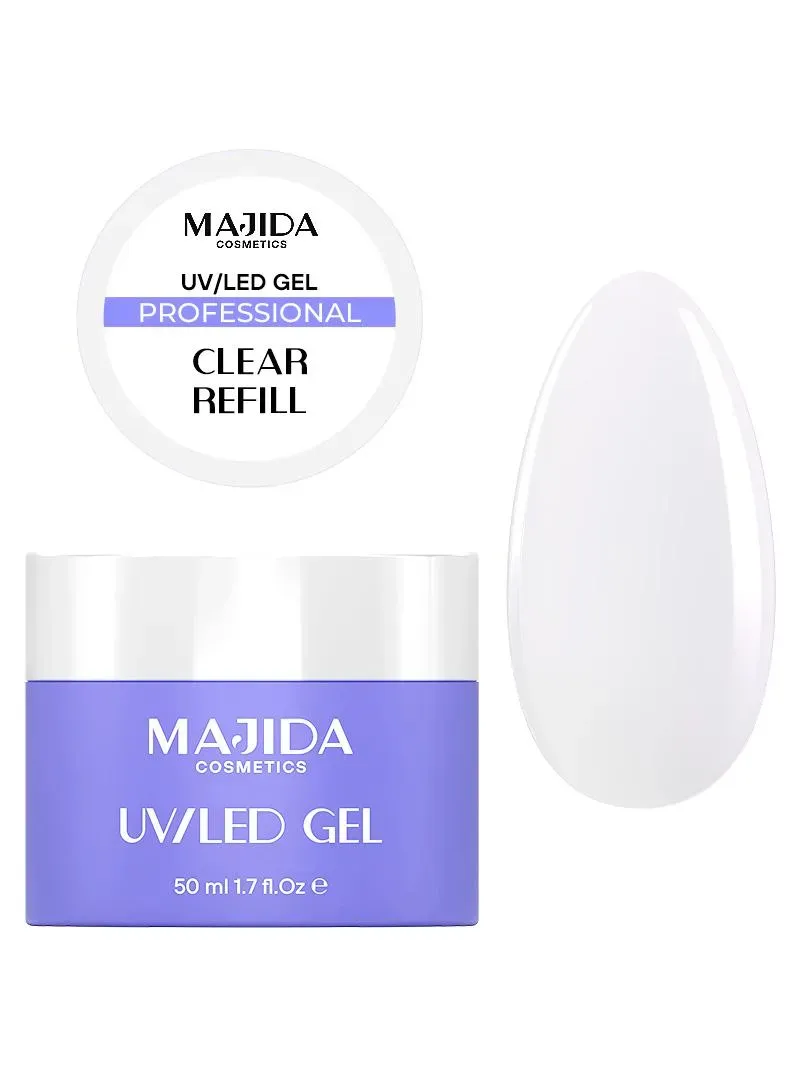 Majida Professional Gel Clear Refill gel 50 ml trasparente