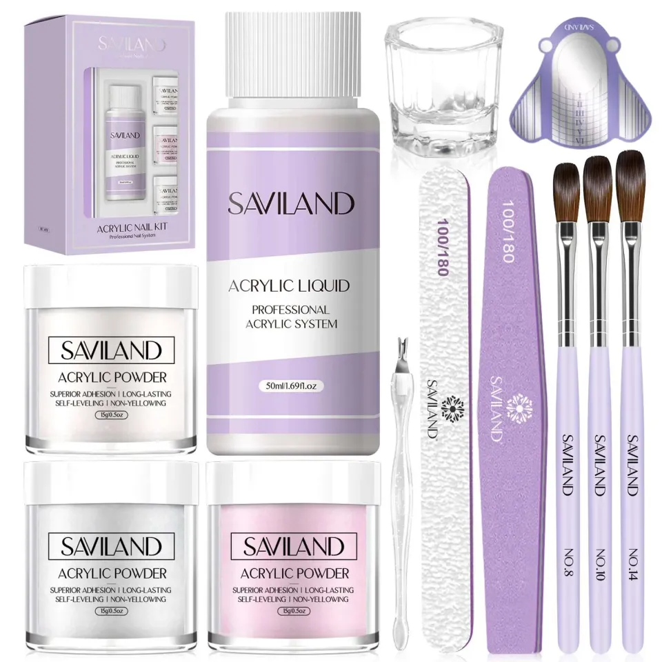 Saviland Acrylic Kit ricostruzione principiante