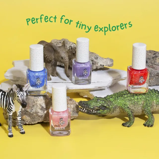 Miss Nella Safari 4 Pack set smalti peel off 4 colori