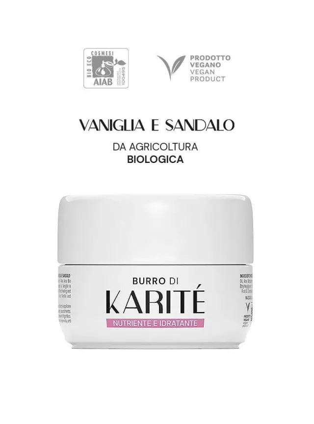 Majida Cosmetics Burro di Karitè corpo bio 15 ml vaniglia