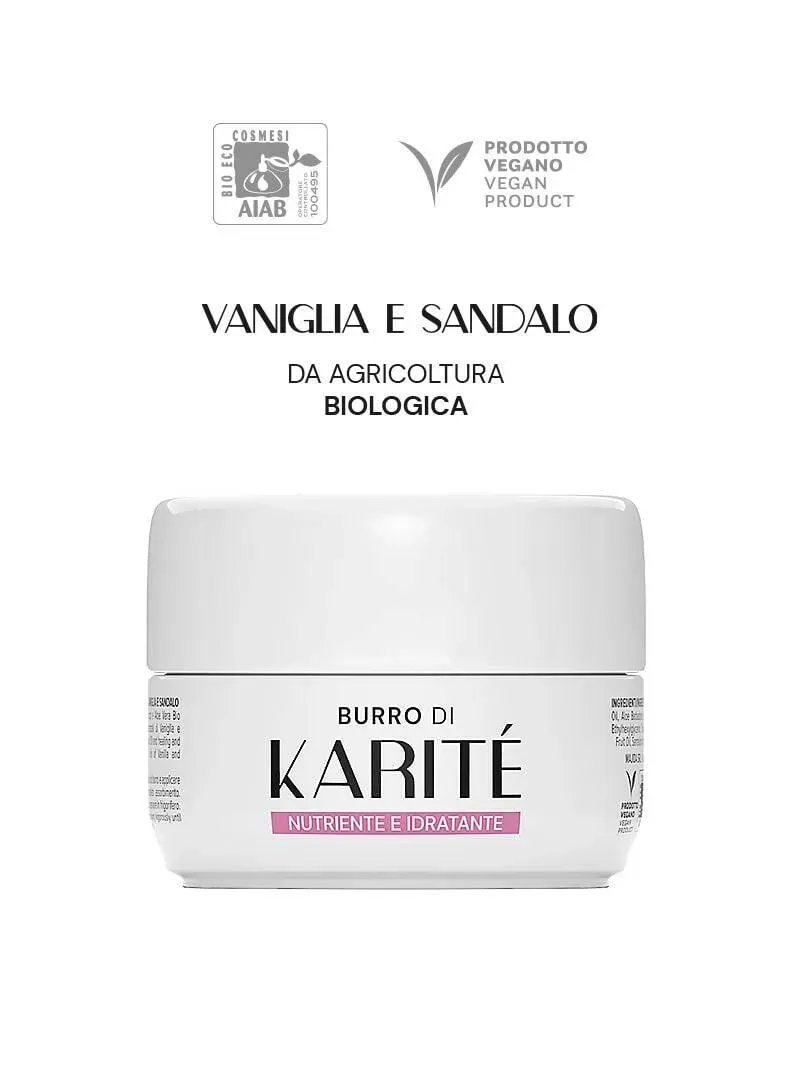 Majida Cosmetics Burro di Karitè corpo bio 15 ml vaniglia