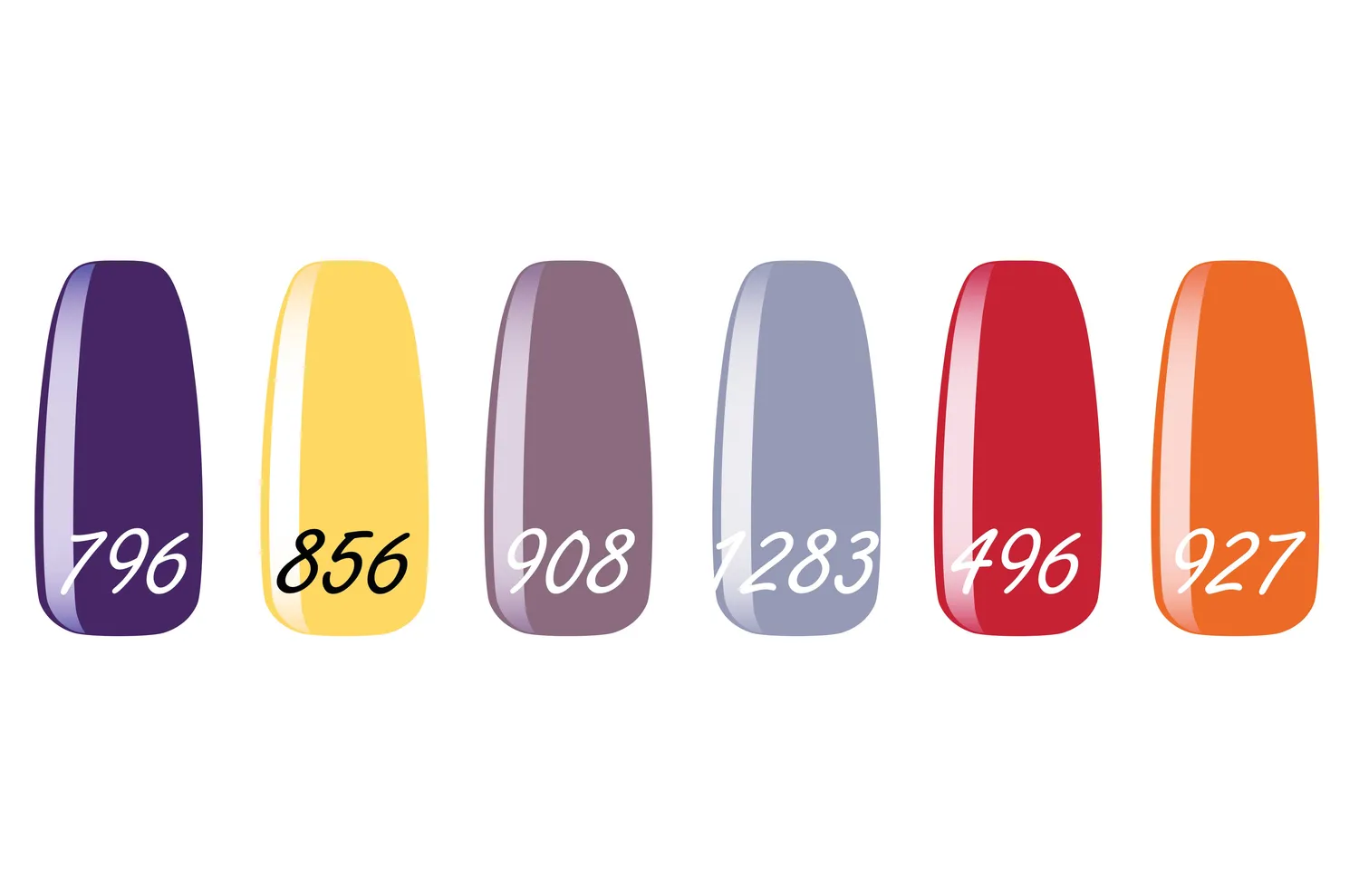 New Nails System Cardigan Collection set 6 smalti semipermanenti