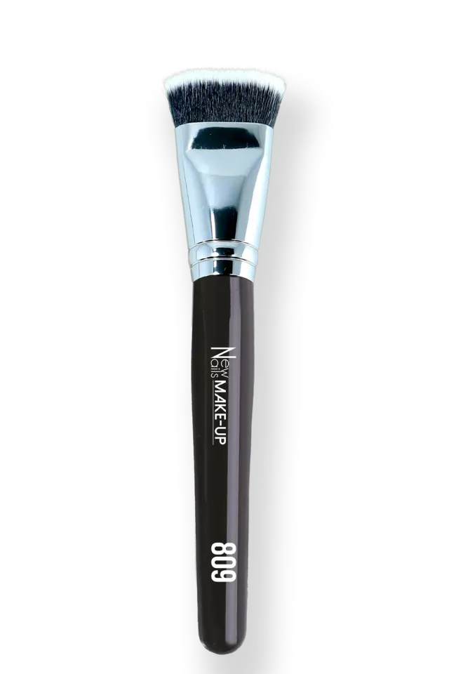 New Nails System 809 pennello trucco fard fibre sintetiche