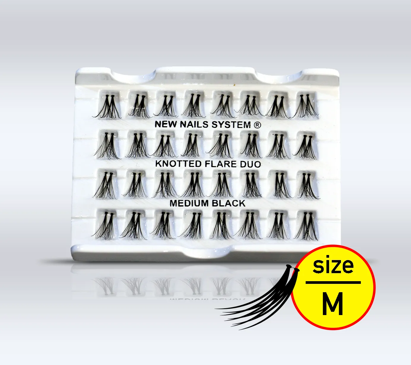 New Nails System Duo ciglia ciuffetti mix 32 coppie