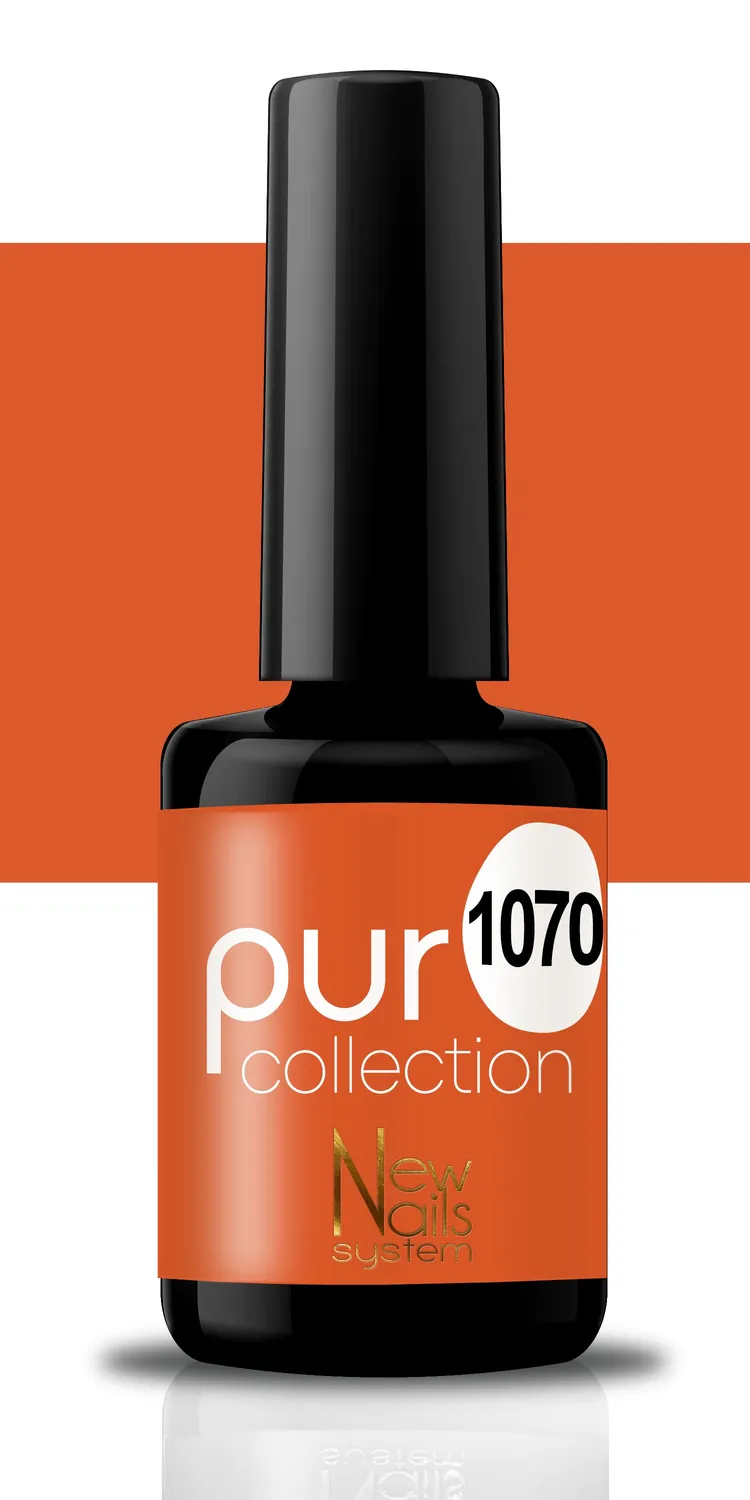 New Nails System Autunno Italiano 1070 semipermanente papaya orange