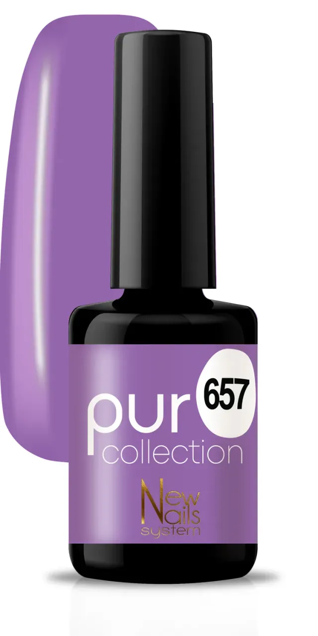 New Nails System Peryvinkle 657 smalto semipermanente orchidea