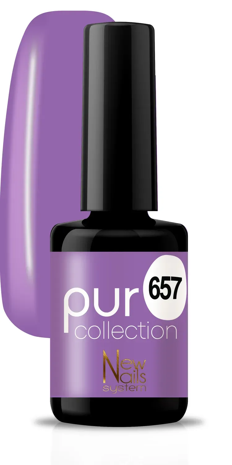 New Nails System Peryvinkle 657 smalto semipermanente orchidea