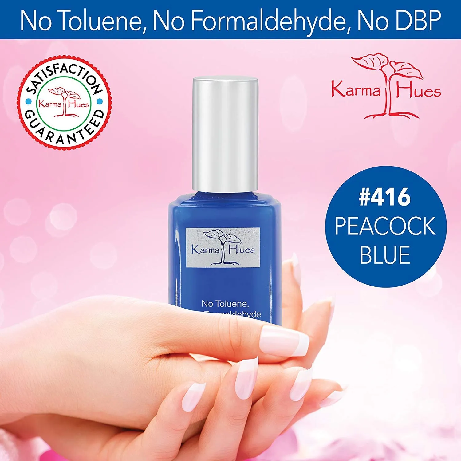 Karma Organic Peacock Blue smalto unghie vegano