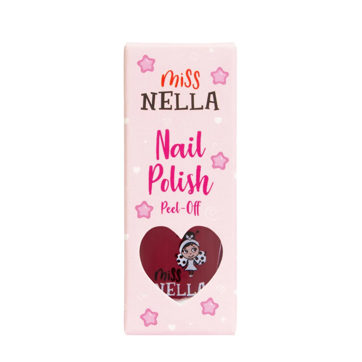 Miss Nella Fav Teacher smalto peel off borgogna coprente