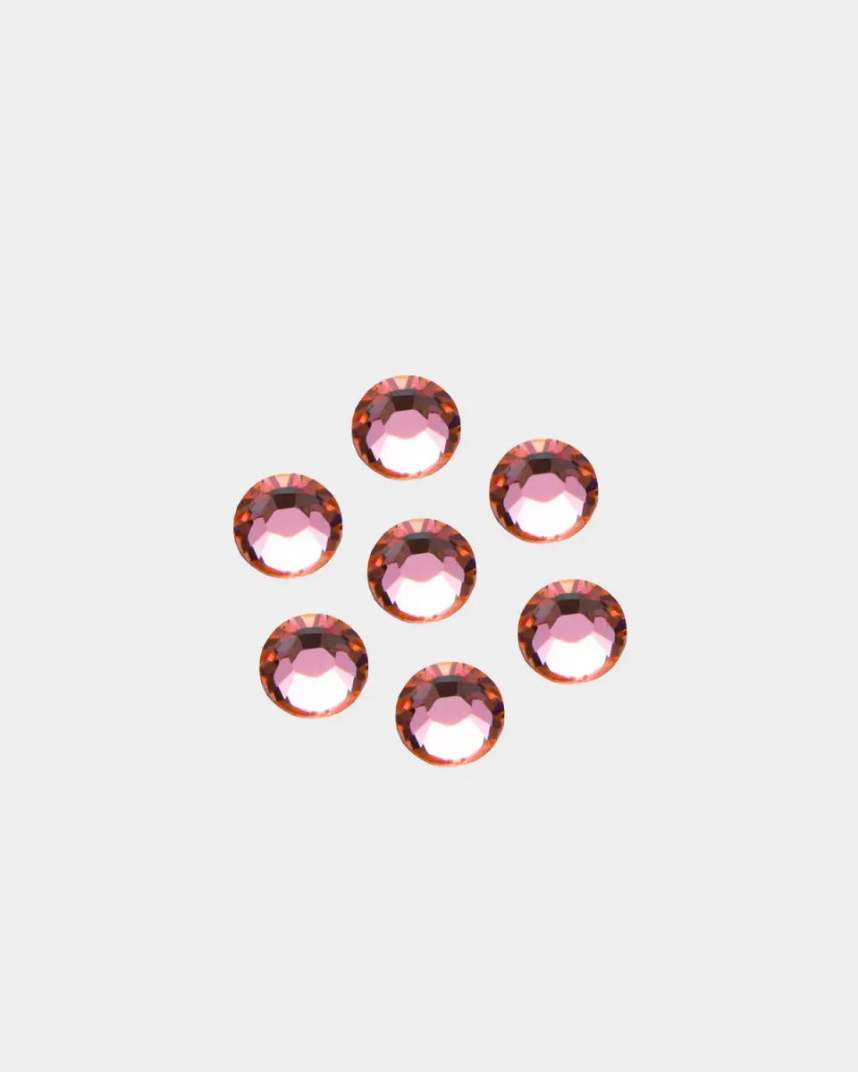 Mesauda Swarovski Vintage Rose cristalli nail art 36pz rosa chiaro