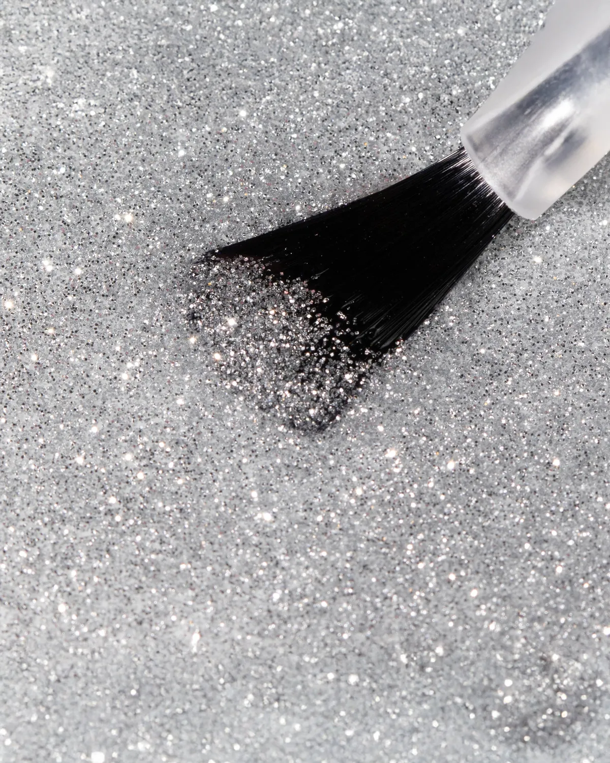 Mesauda Lacqwear 47 Glitter Argento smalto semipermanente 10 ml senza HEMA