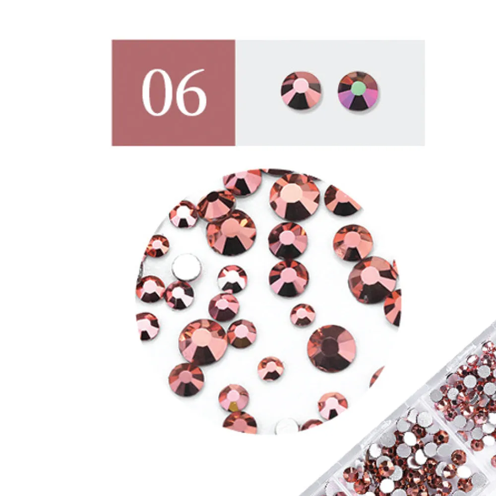 New Nails System Strass Kit 06 Cristalli Nail Art Mix Misure