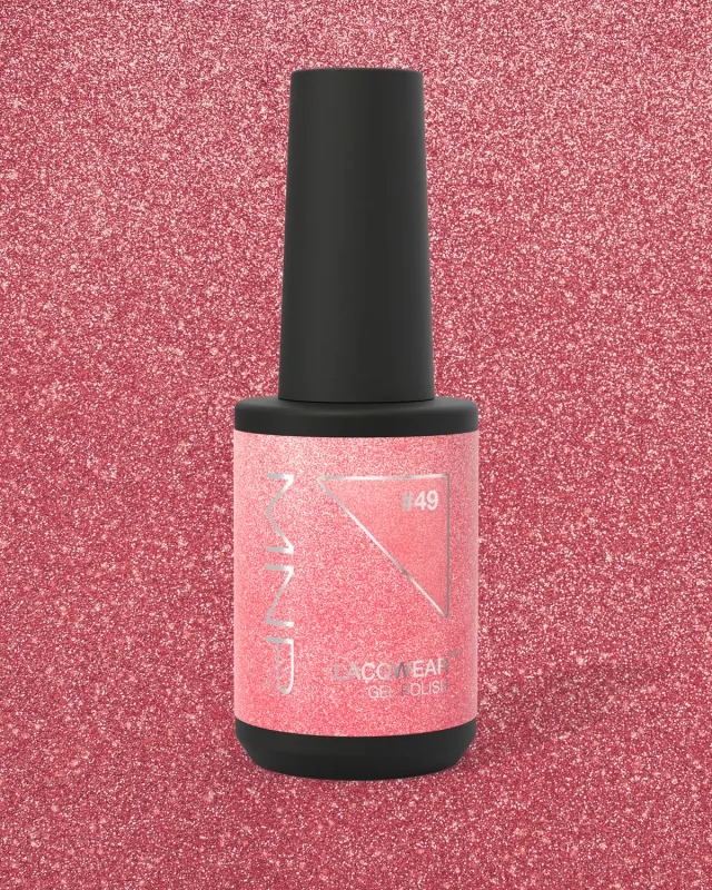 Mesauda Lacqwear 49 Glitter Rosa Smalto Semipermanente 10ml Glitter