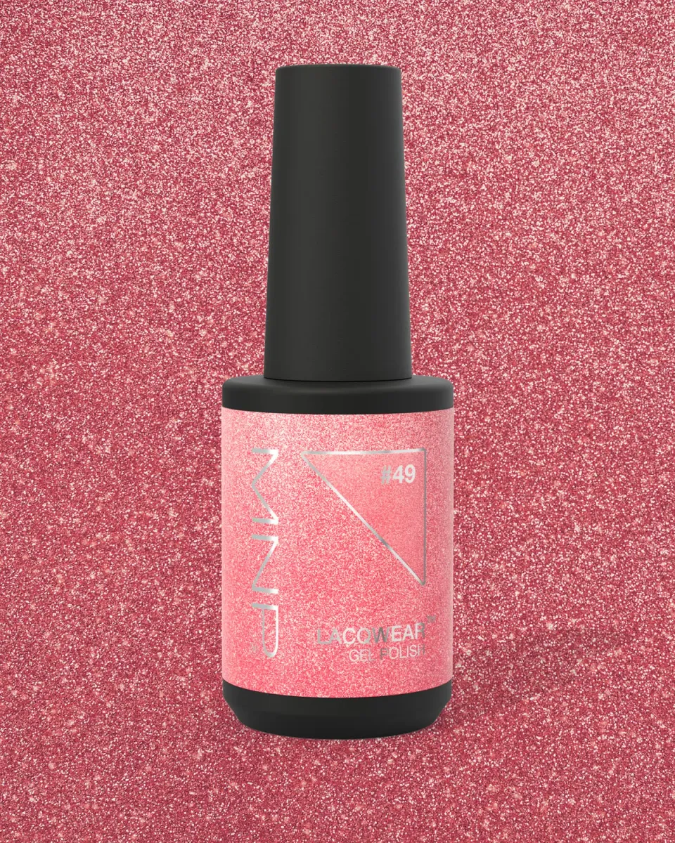 Mesauda Lacqwear 49 Glitter Rosa Smalto Semipermanente 10ml Glitter