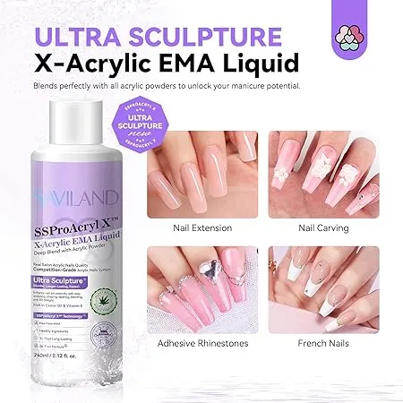 Saviland SSProAcryl X liquido acrilico kit 240 ml