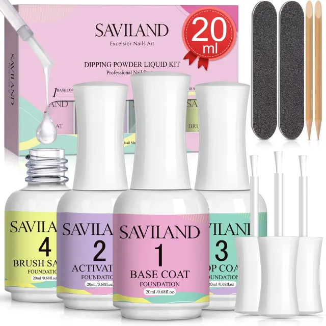 Saviland set liquidi dip powder 4x20ml