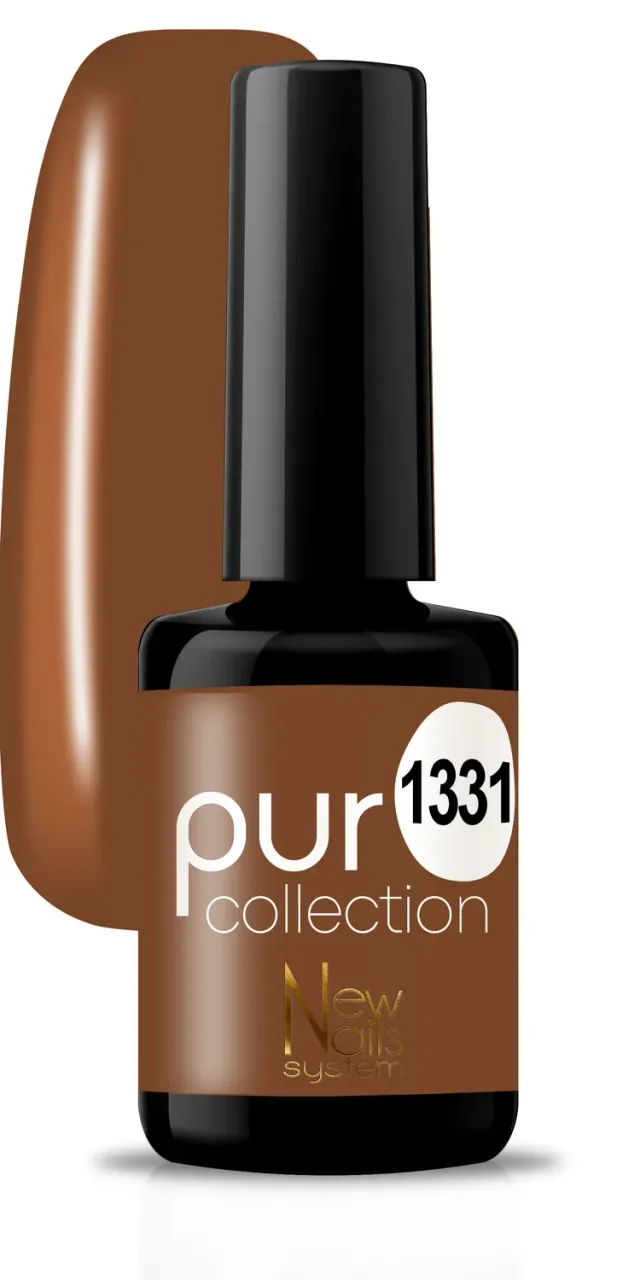 New Nails System Cowgirl 1331 smalto semipermanente marrone dolce