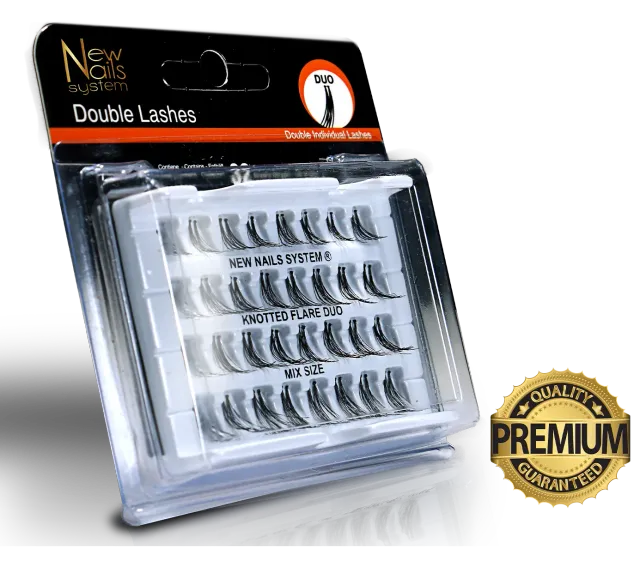 New Nails System Duo ciglia ciuffetti mix 32 coppie