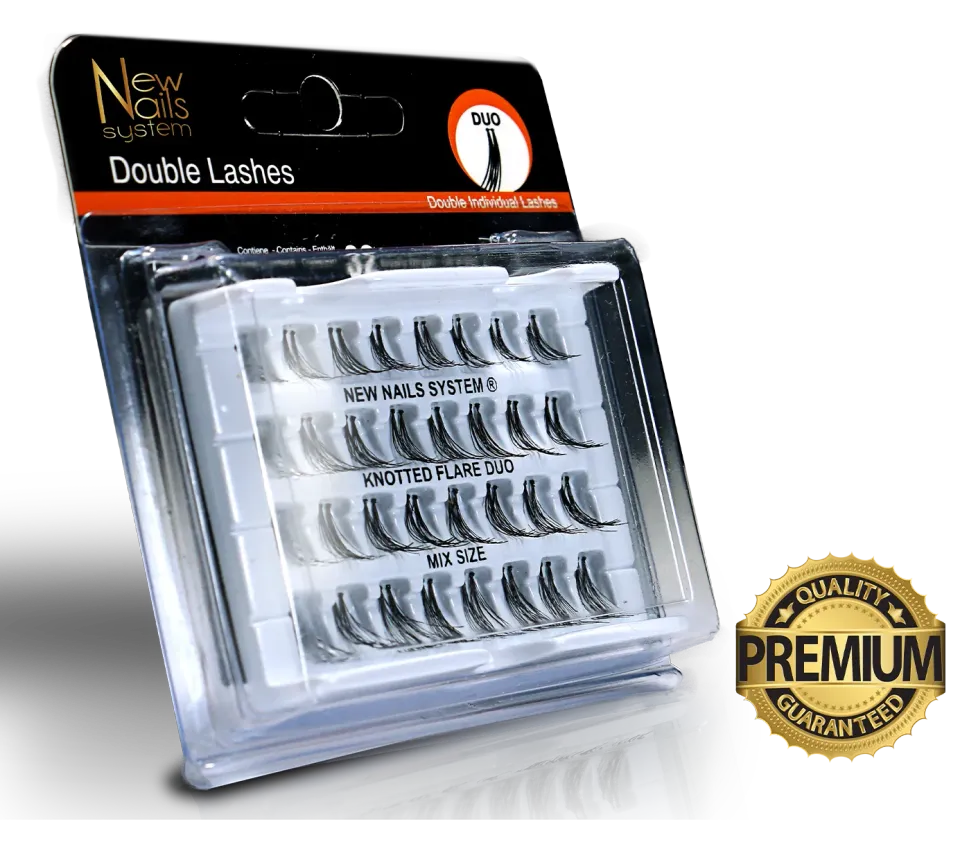 New Nails System Duo ciglia ciuffetti mix 32 coppie