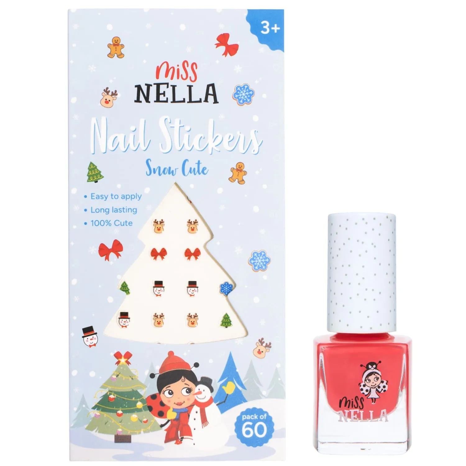 Miss Nella Stick n' Shine set smalto bimba + sticker unghie