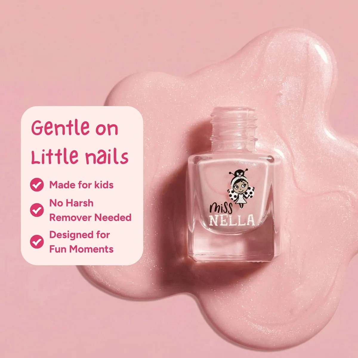 Miss Nella Bag of Wonders Pink set smalti trucco bambina