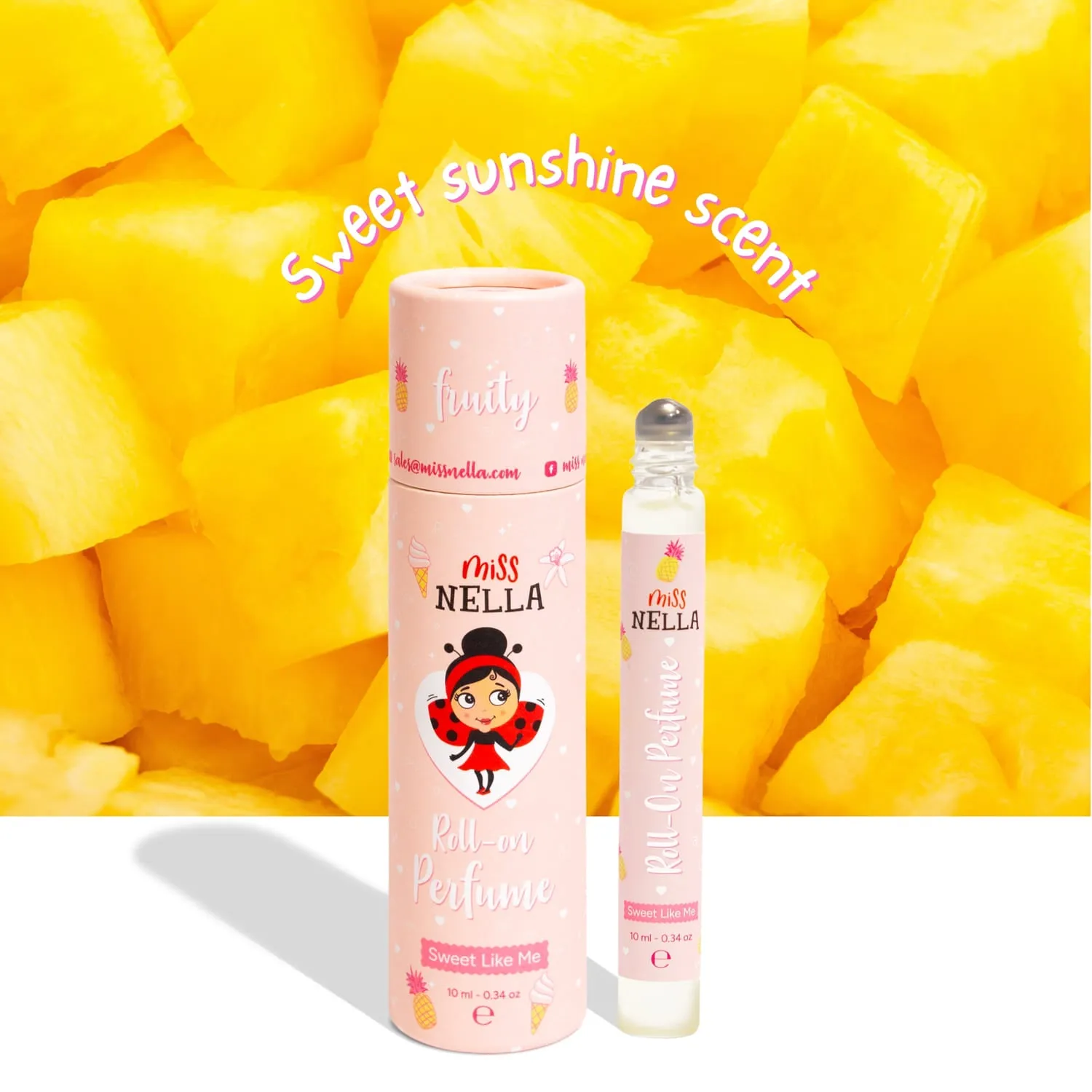 Miss Nella Roll On Perfume Duo profumo bimba fruttato 2pz