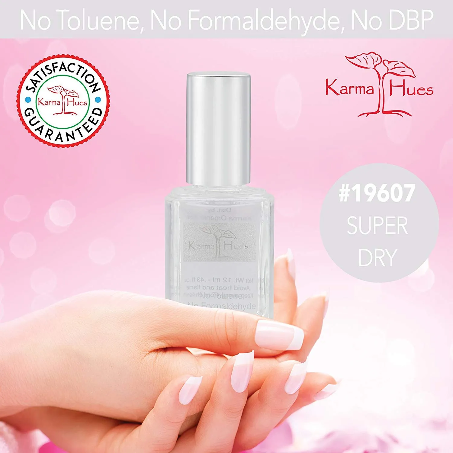 Karma Organic asciugasmalto rapido top coat lucidante anti-giallo
