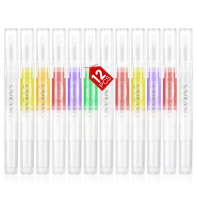 Saviland olio cuticole penna 12 pezzi multigusto nutriente