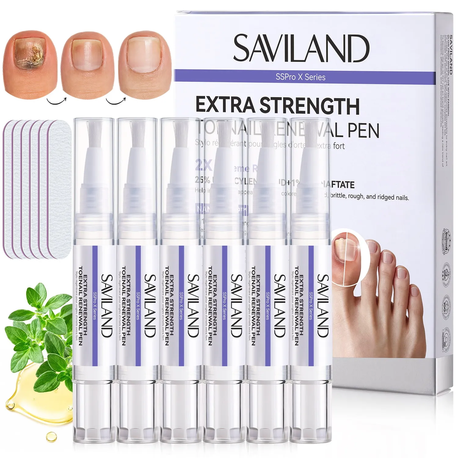 Saviland Extra-Strength penna unghie antimicotico riparatore