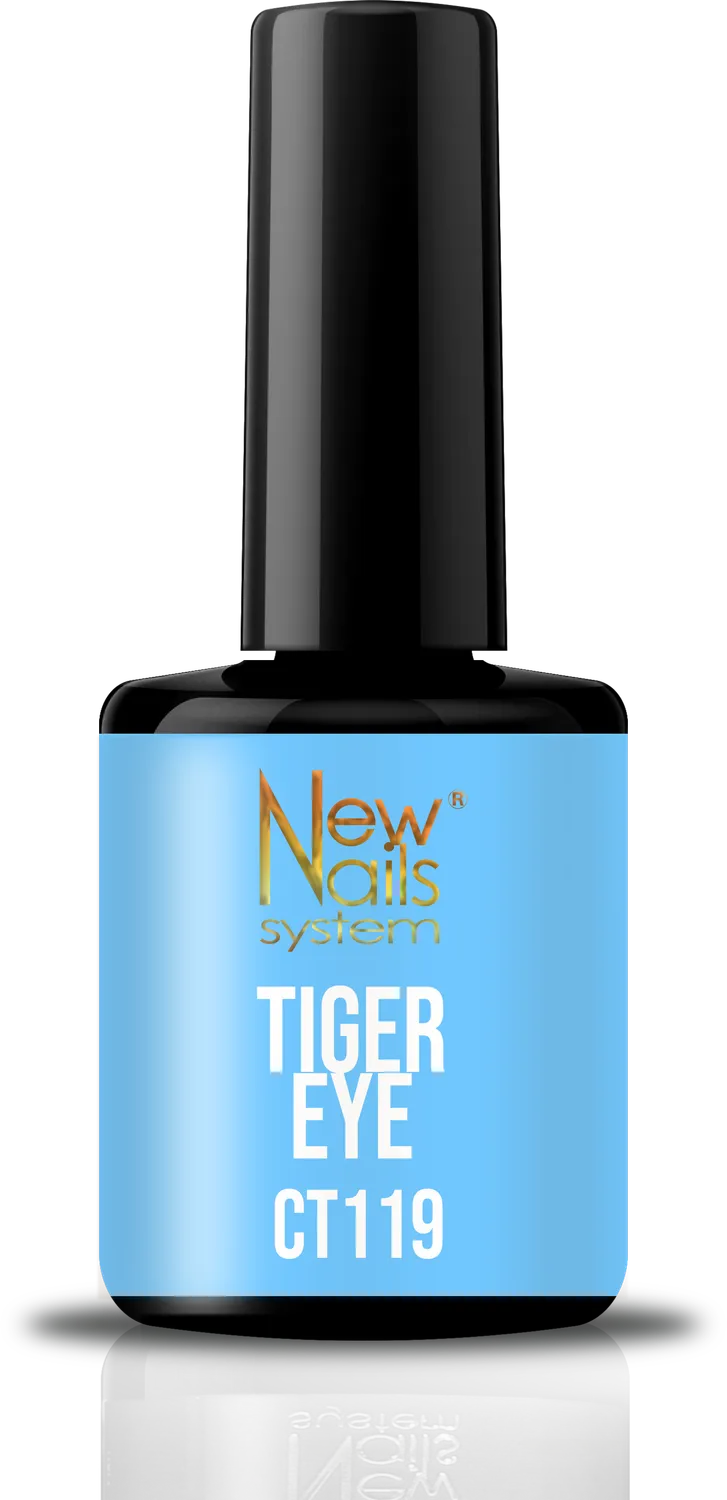 New Nails System Tiger Eye CT119 smalto semipermanente cat eye