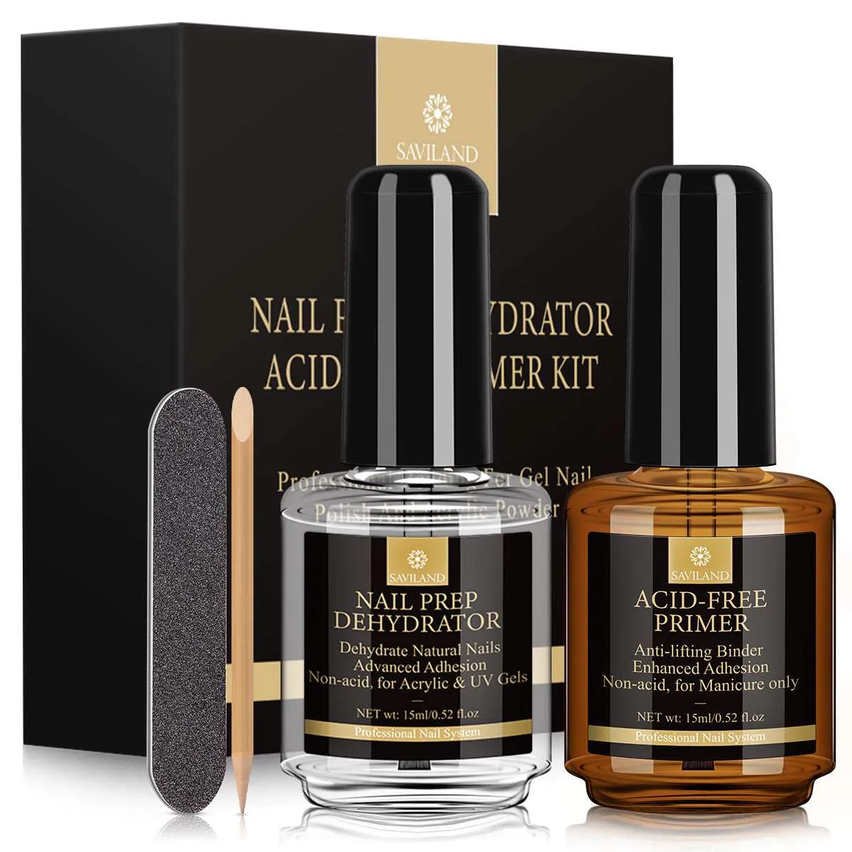 Saviland Nail Prep dehydrator primer 15ml lunga durata