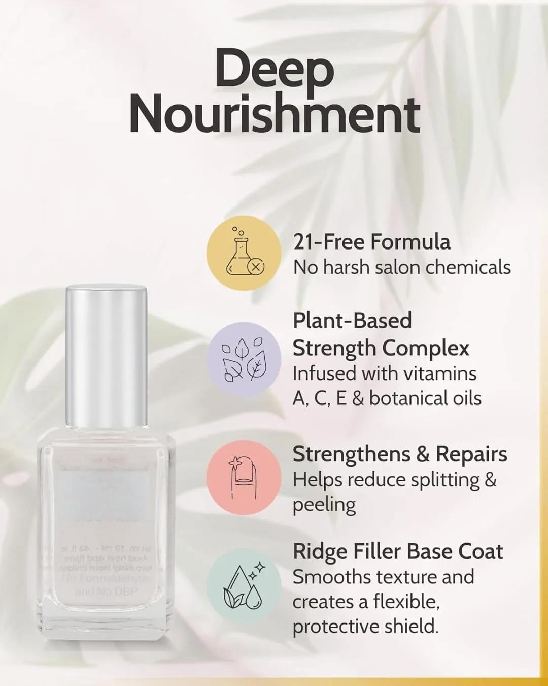 Karma Organic Nail Strengthener base 2in1 12 ml senza formaldeide