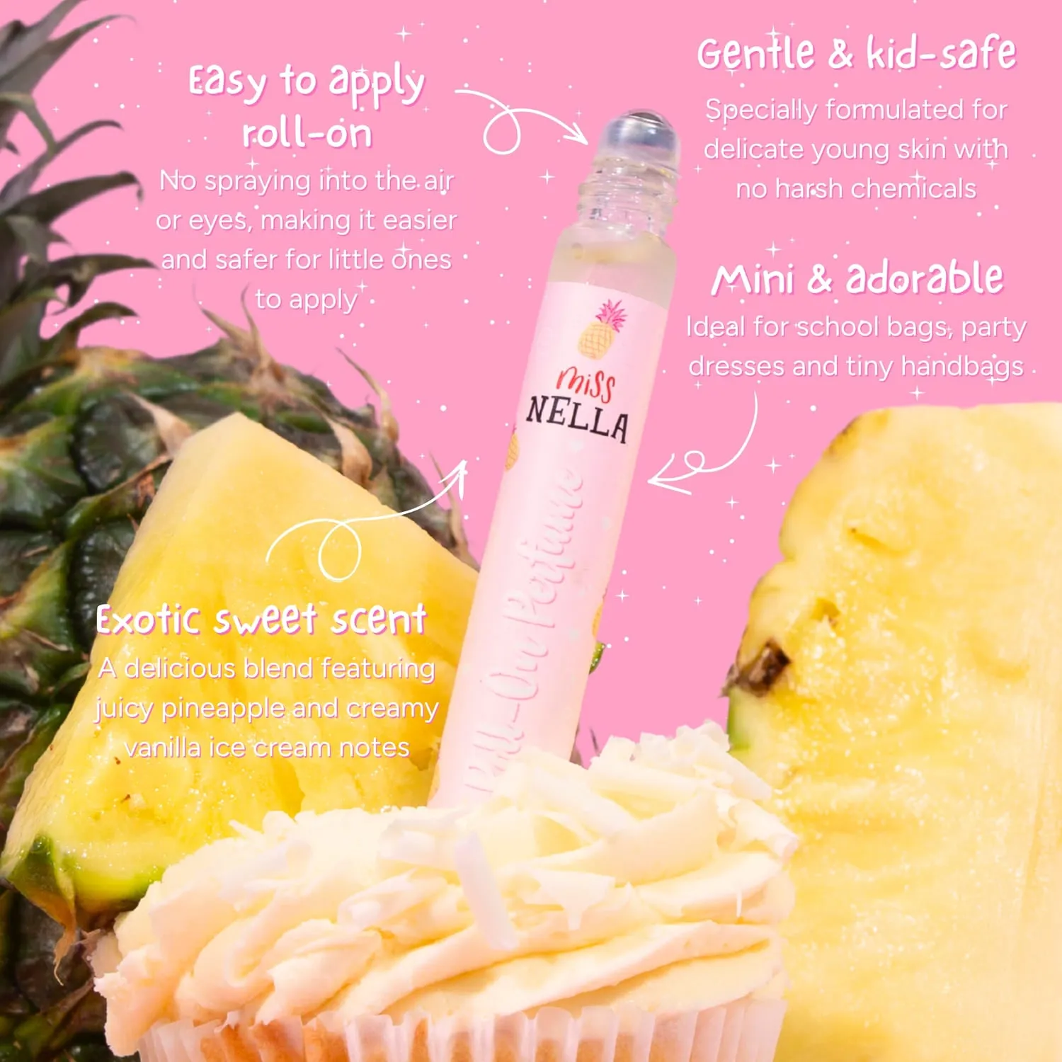 Miss Nella Roll On Perfume Duo profumo bimba fruttato 2pz