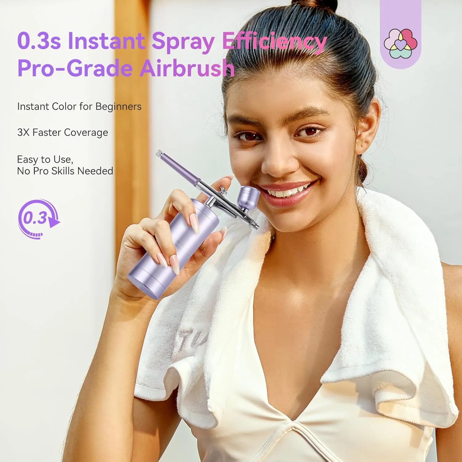 Saviland 7 in 1 kit aerografo unghie ombré