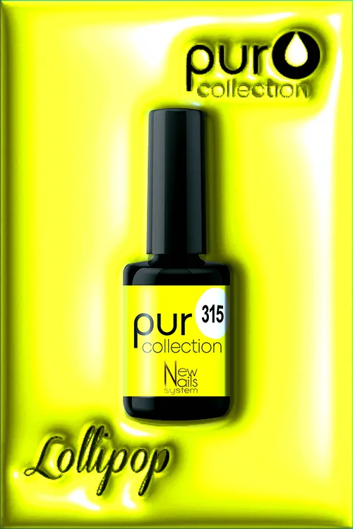 New Nails System Lollipop 315 smalto giallo evidenziatore