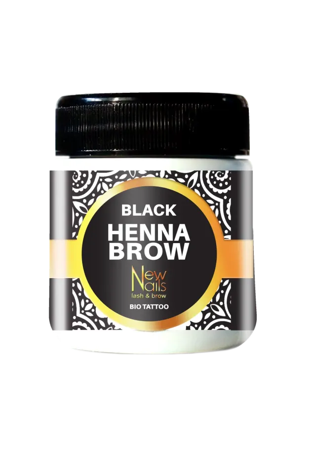 New Nails System Henna Brow Henné Sopracciglia Nero 20 gr