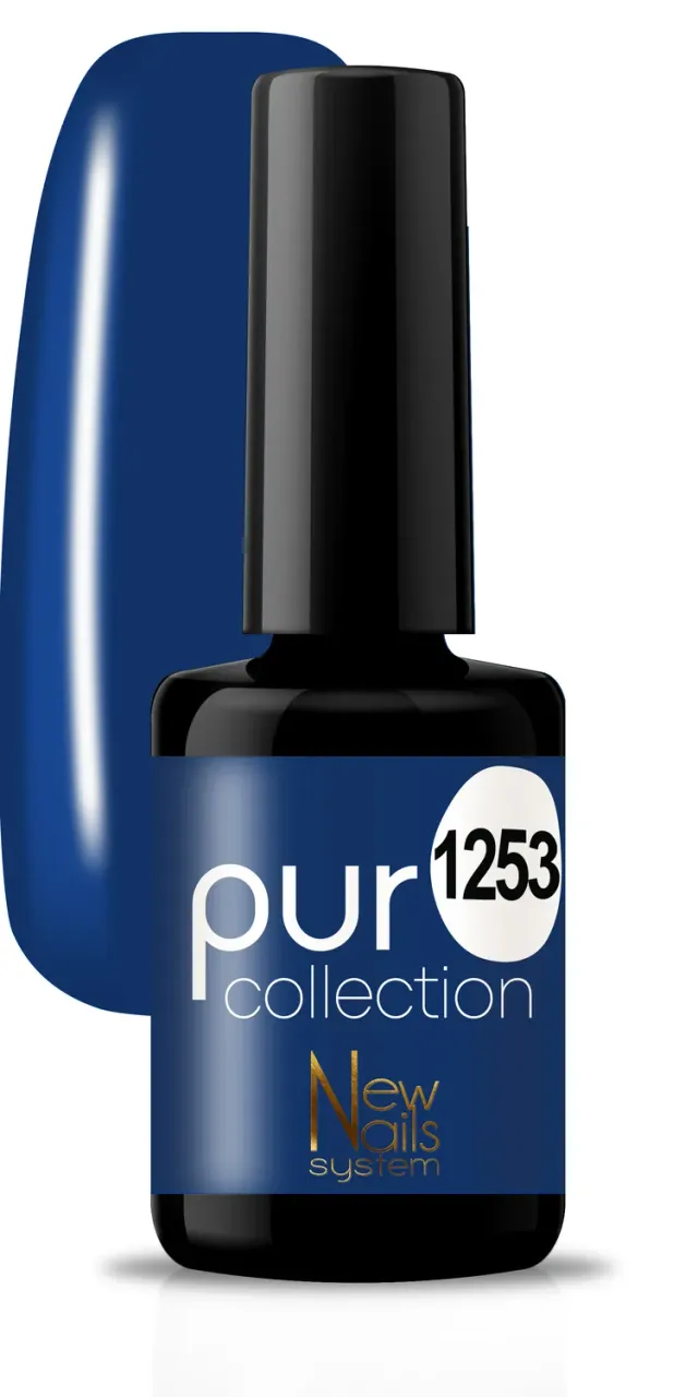New Nails System Blues 1253 Smalto Semipermanente Blu Petrolio